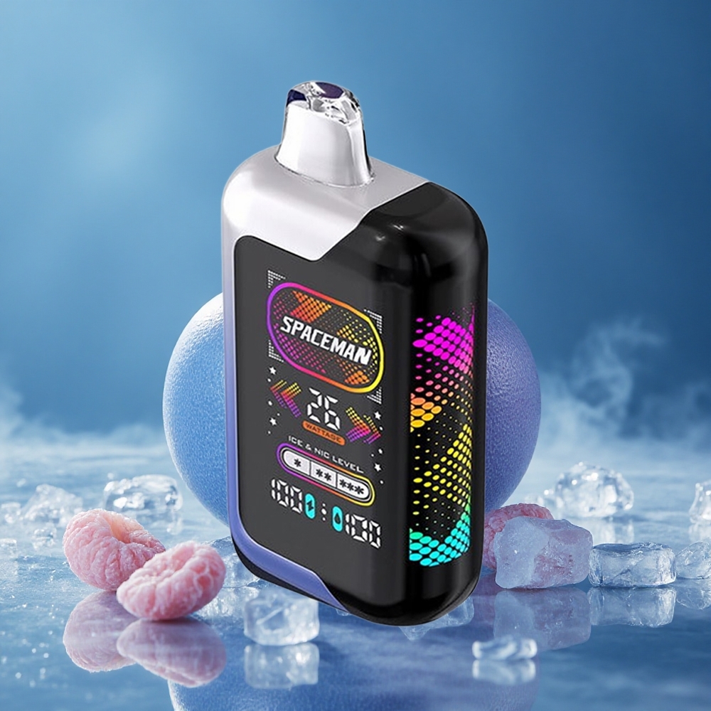 SMOK SPACEMAN SP40000 Једнократни Вапе Plava Malina Led 20ml 2.28\" Ultra-Large LED