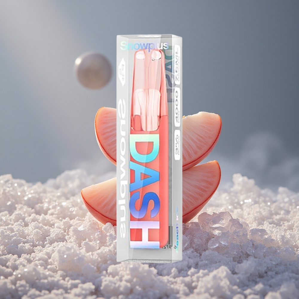 Snowplus Dash 4000 Puffs Jednokratni Uređaj Breskva Led 7,5 ml