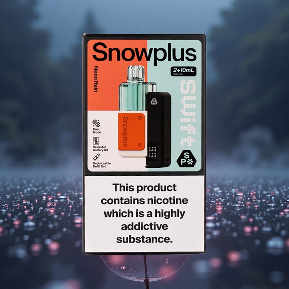 Snowplus Swift 5000 Puffs Dvoslojna Mreža Neon Kiša Prefilled Pod Kit