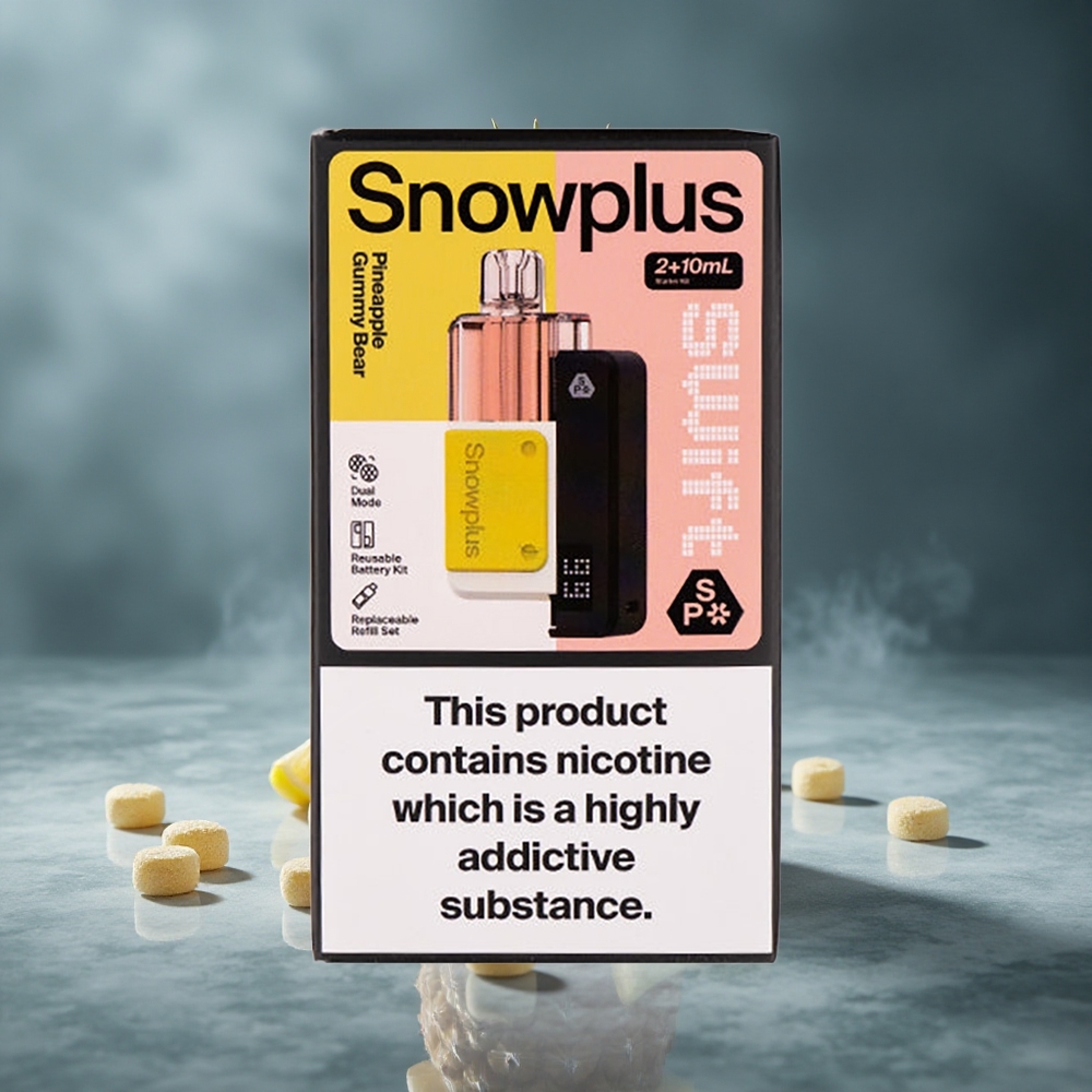 Snowplus Swift 5000 Puffs Дуал Месх Prefilled Pod Kit Ananas Gumeni Medved