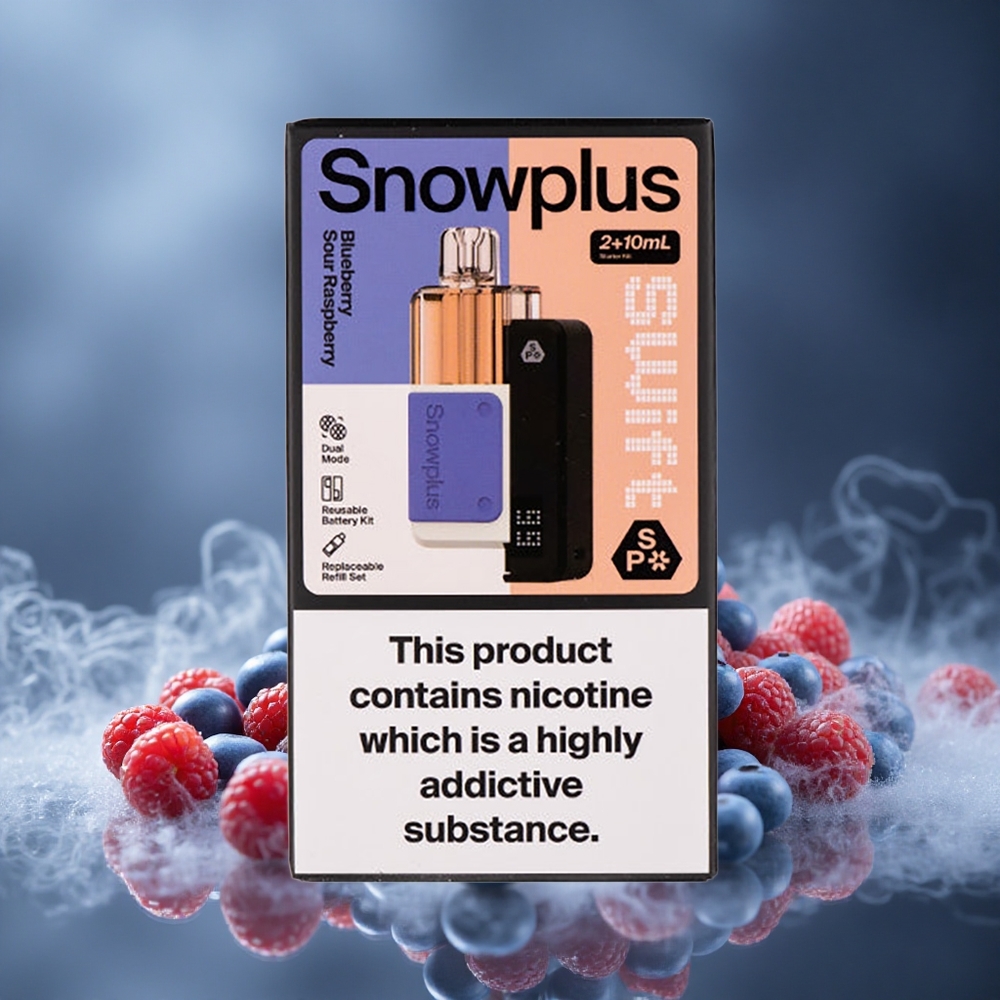 Snowplus Swift 5000 Puffs Prefilled Pod Kit Borovnica-Kisela Malina Дуал Месх