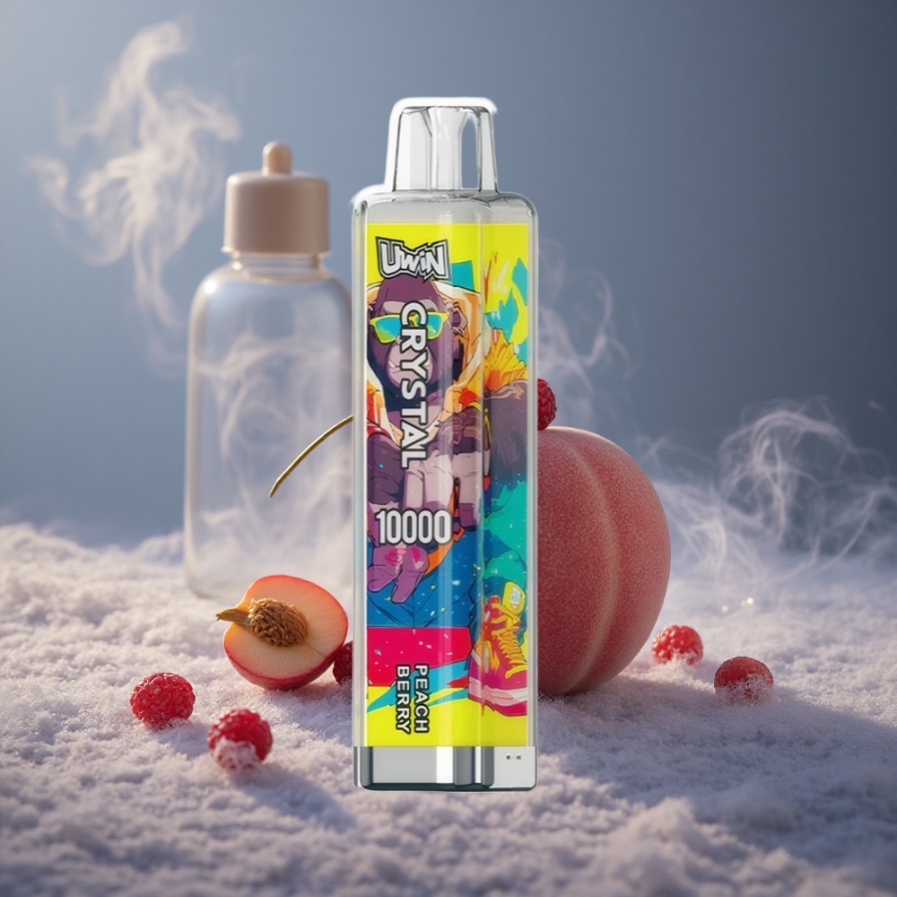 UWIN Crystal 10000 Puffs Једнократни Вапе Breskva Bobica са RGB светла