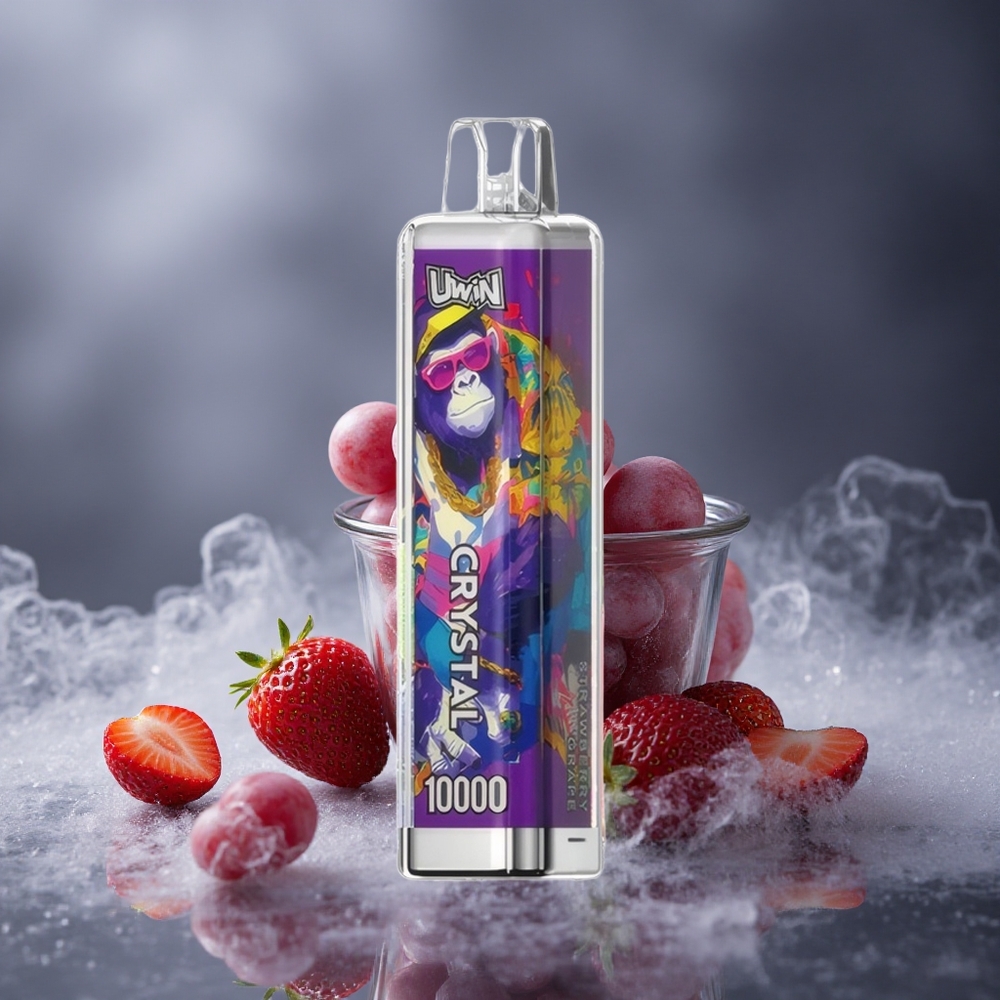 UWIN Crystal 10000 Puffs Једнократни Вапе Jagoda Grožđe са RGB светла