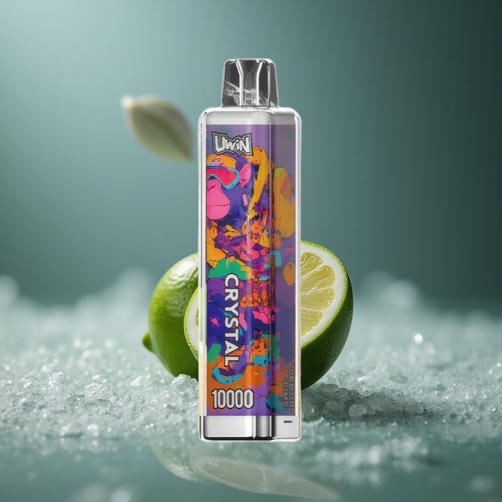 UWIN Crystal 10000 Puffs Једнократни Вапе Limun-Limeta са RGB светла