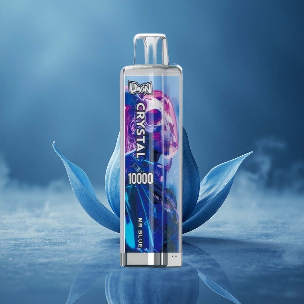 UWIN Crystal 10000 Puffs Једнократни Вапе Plava са RGB светла