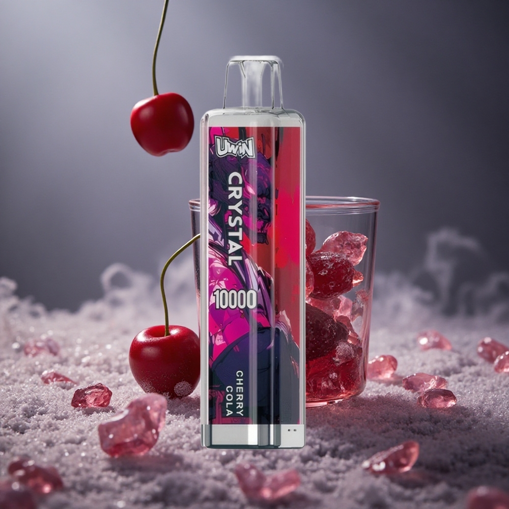 Uwin Crystal 10000 Puffs Једнократни Вапе Trešnja Kola са RGB светла