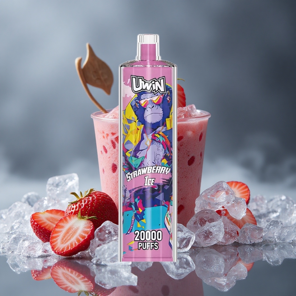 Uwin Shisha Hookah Crystal 20000 Puffs Jagoda Led Месх Цоил