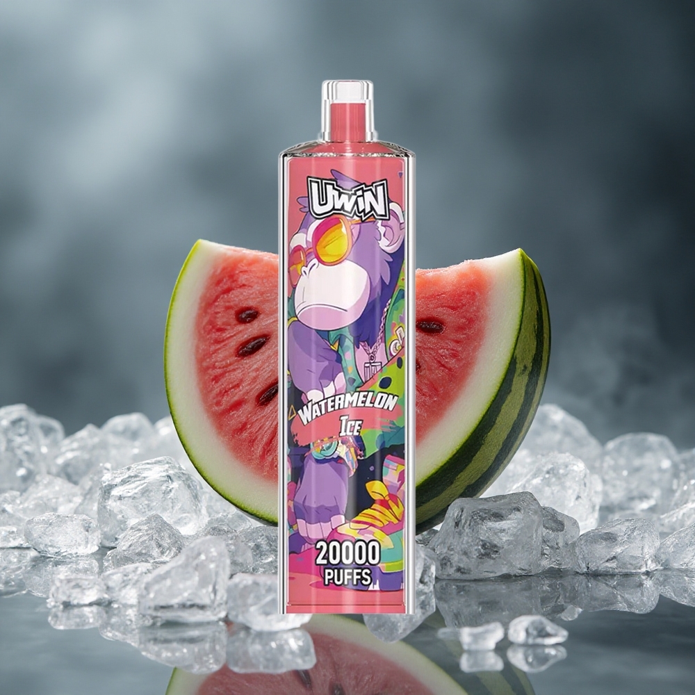 Uwin Shisha Hookah Crystal 20000 Puffs Lubenica Led 0% Никотин