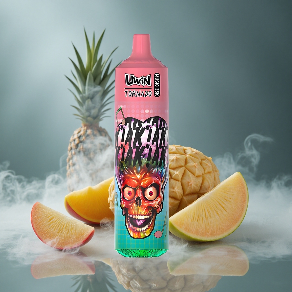 Uwin Tornado 35K Music Једнократни Вапе Breskva Mango Ananas са 600mAh Батерија
