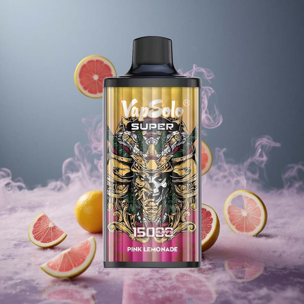 Vapsolo Super 15000 Puffs Једнократни Вапе Super Roze Limunada са 40ml Течност Капацитет