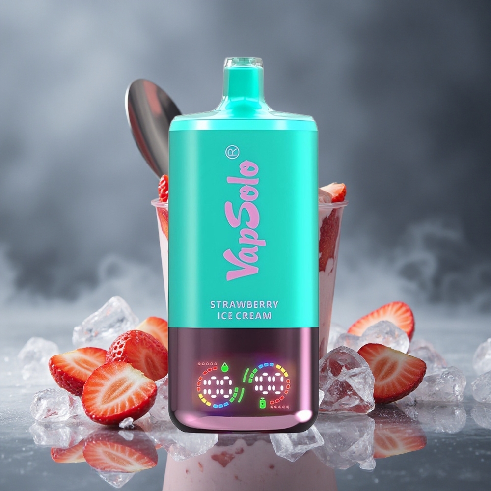 VapSolo Triple 30000 Puffs Једнократни Вапе Jagoda Sladoled 40ml