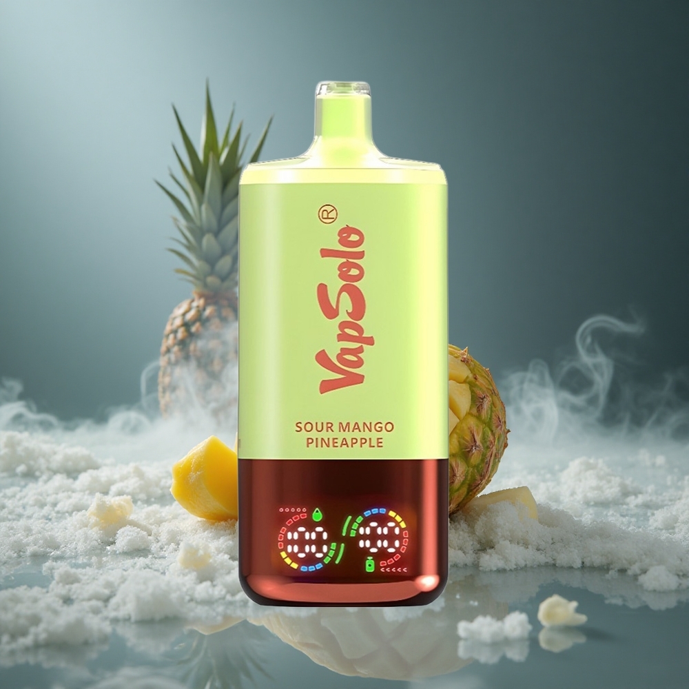 VapSolo Triple 30000 Puffs Једнократни Вапе Kisela Mango Ananas Тип-Ц пуњење