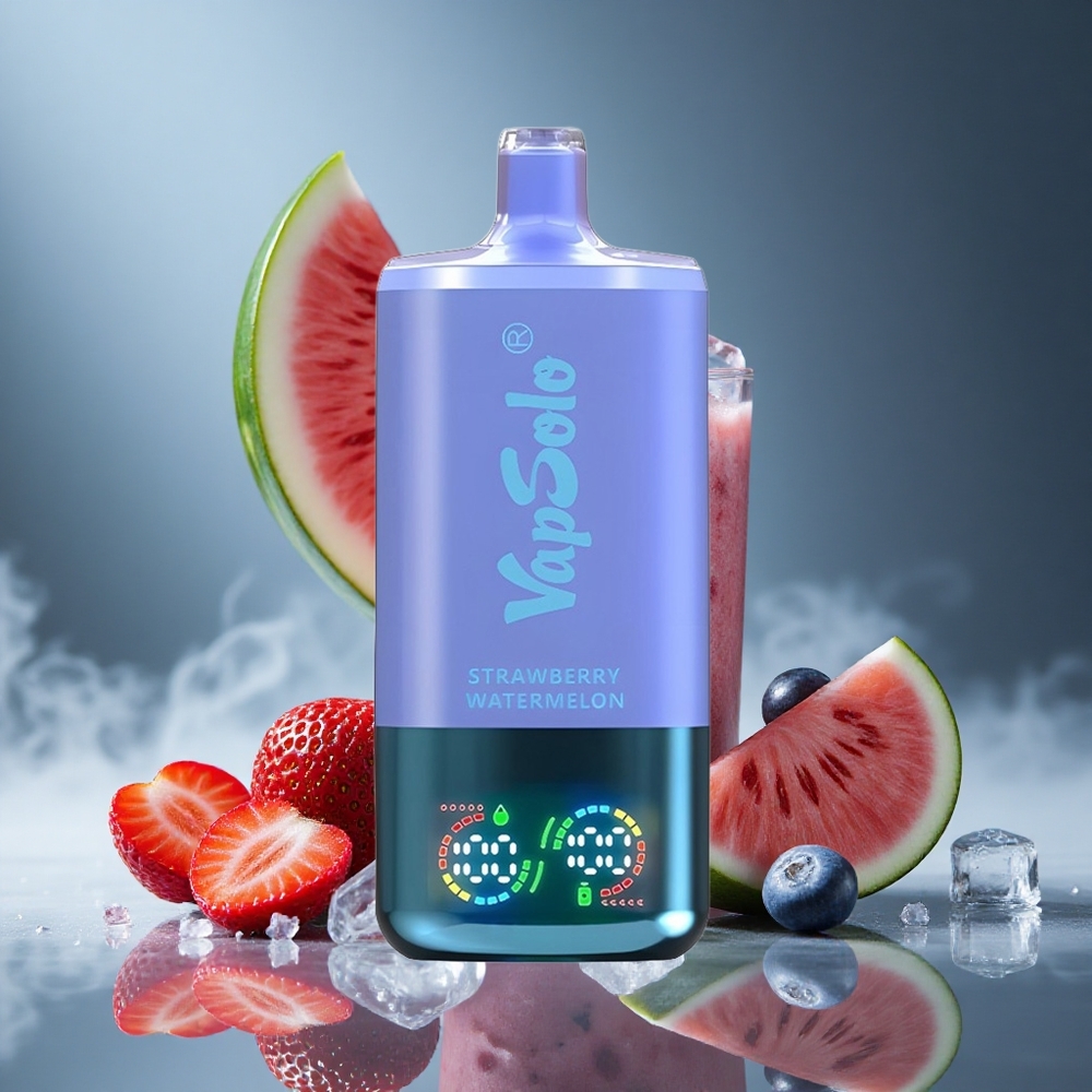 Vapsolo Triple 30000 Puffs Једнократни Вапе Jagoda Lubenica & Borovnica Led 40ml