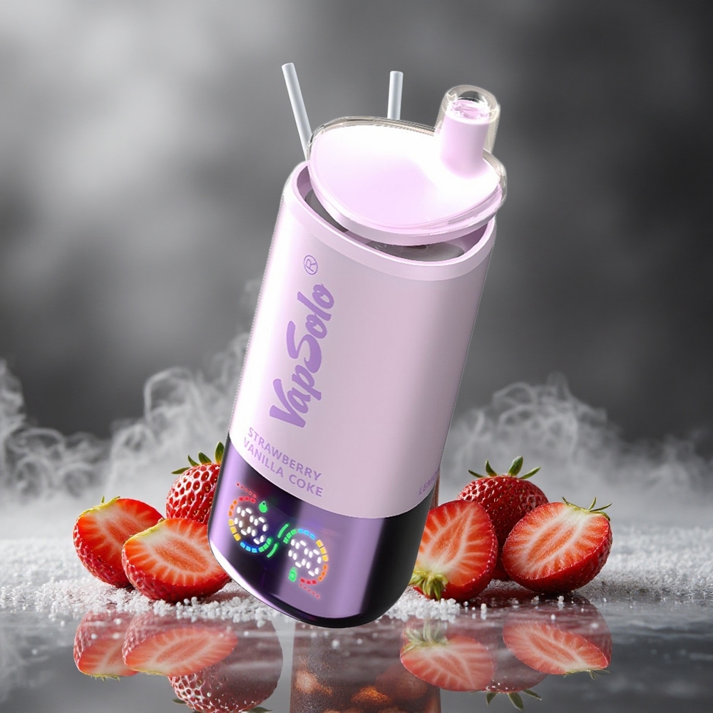 Vapsolo Triple 30000 Puffs Једнократни Вапе Jagoda Vanila Koka са 3 rezervoara za ulje