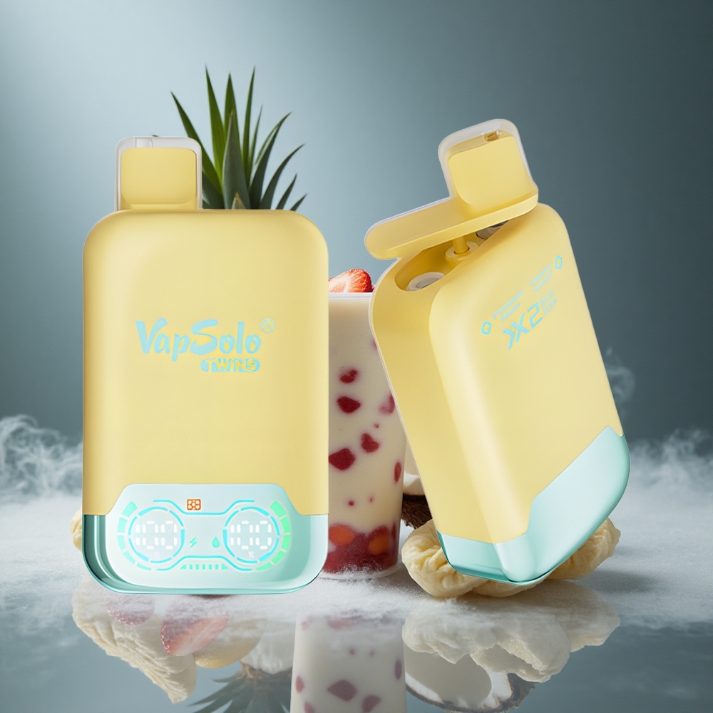 Vapsolo Twins 20000 Puffs Једнократни Вапе Ananas Kokos & Jagoda Banja