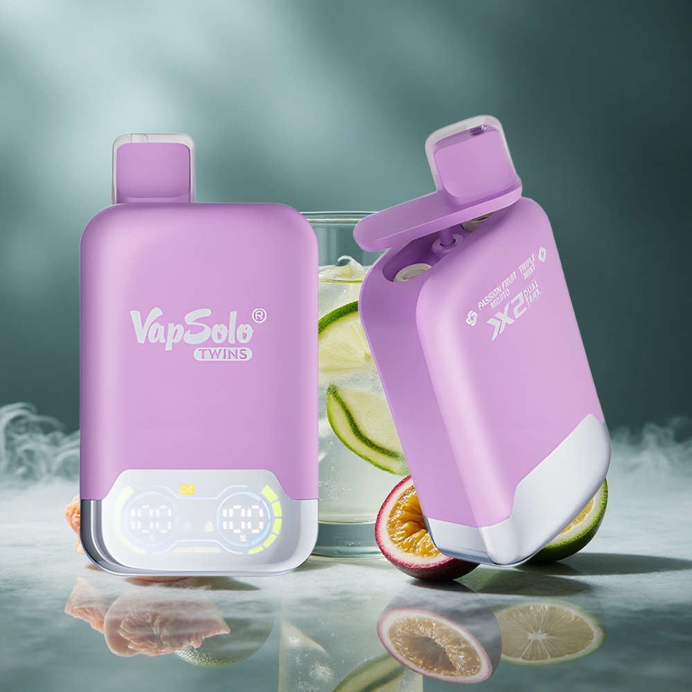 Vapsolo Twins 20000 Puffs Једнократни Вапе Kombinacija Ukusa Passion Fruit Mojito & Trostruka Metvica