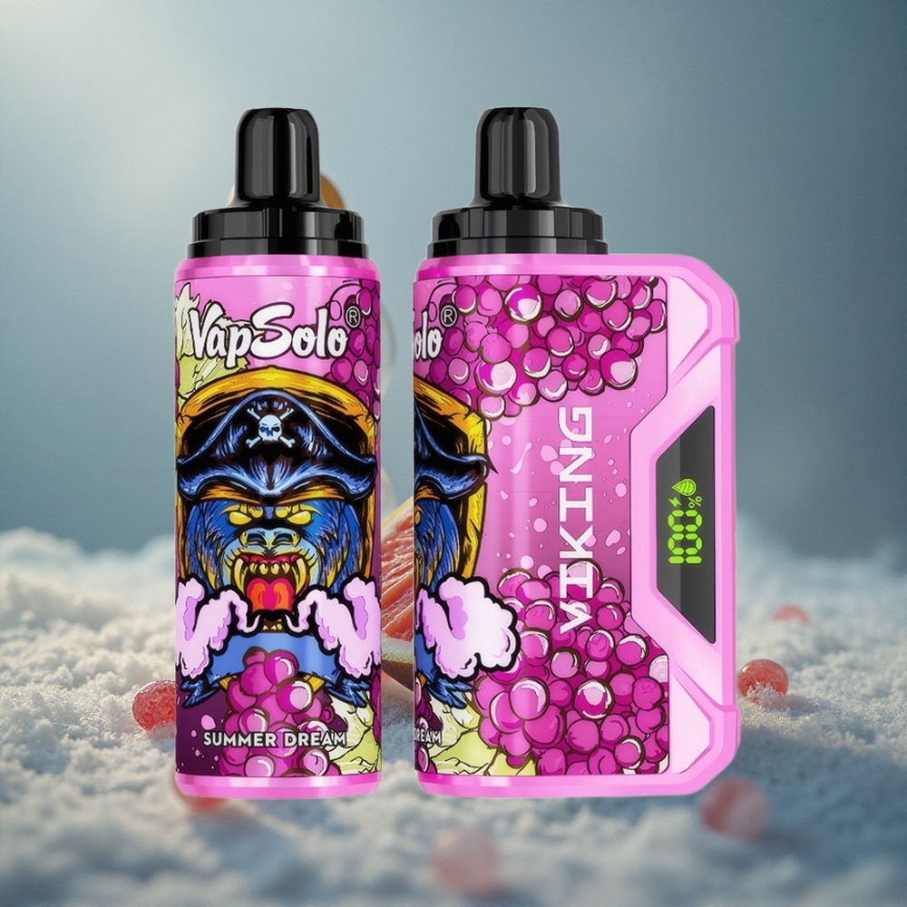 VapSolo VIKING 12000 Puffs Једнократни Вапе Letnji San са Тип-Ц пуњењеm