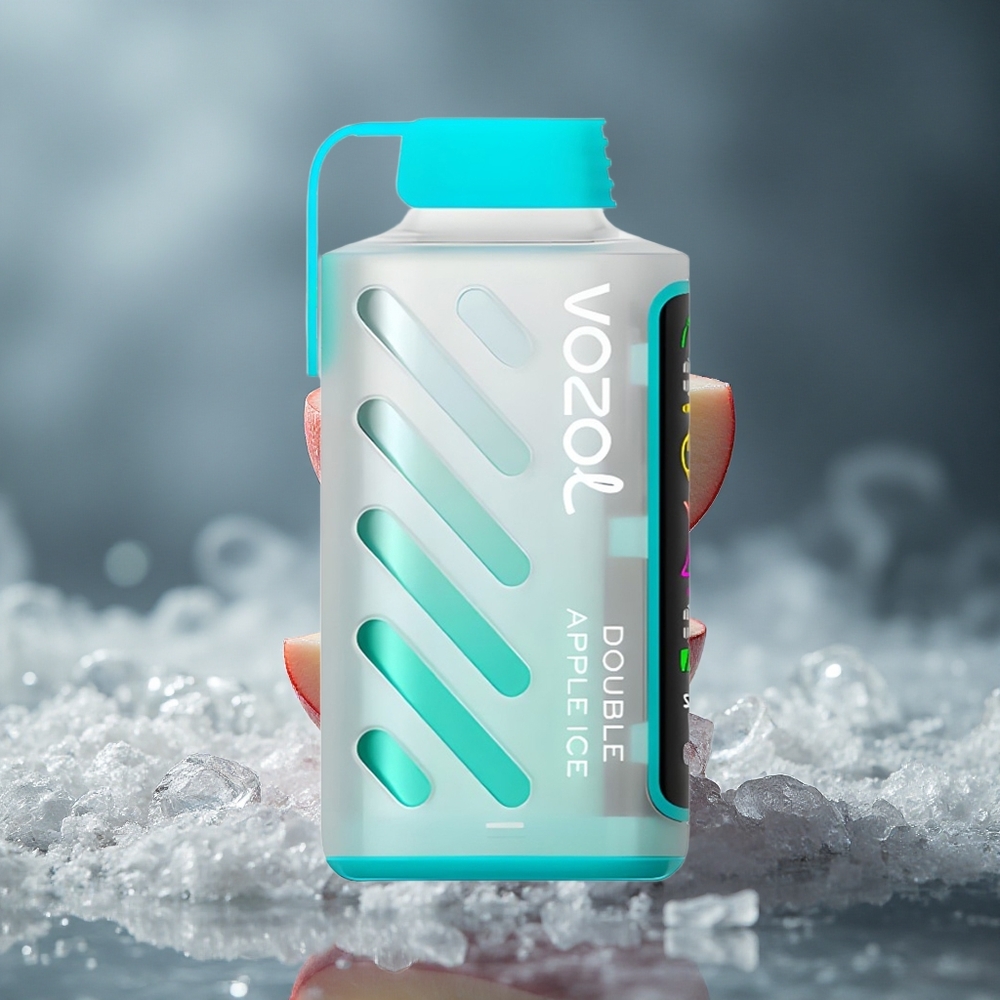 VOZOL Gear Power 20000 Puffs Једнократни Вапе Dvostruka Jabuka Led S.i.L.C. Tehnologija