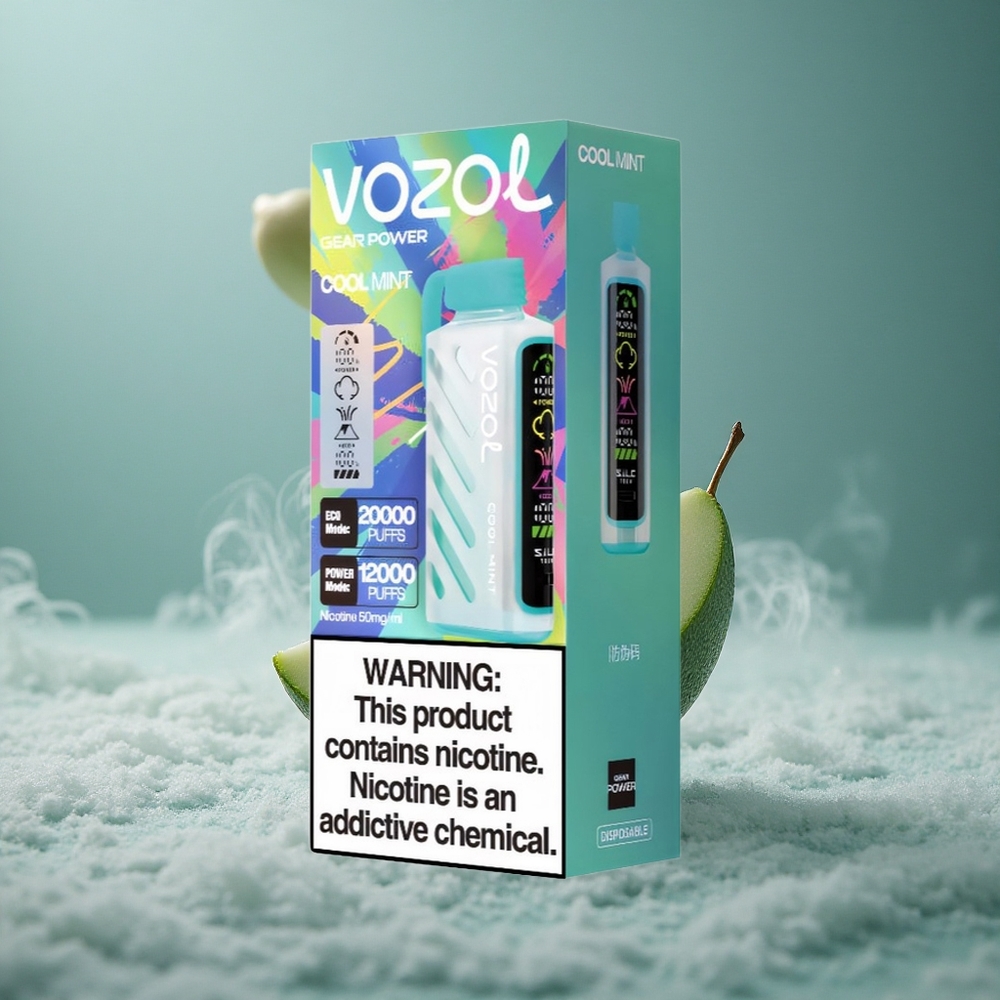 VOZOL Gear Power 20000 Puffs Једнократни Вапе Hladna Nana S.i.L.C. Tehnologija