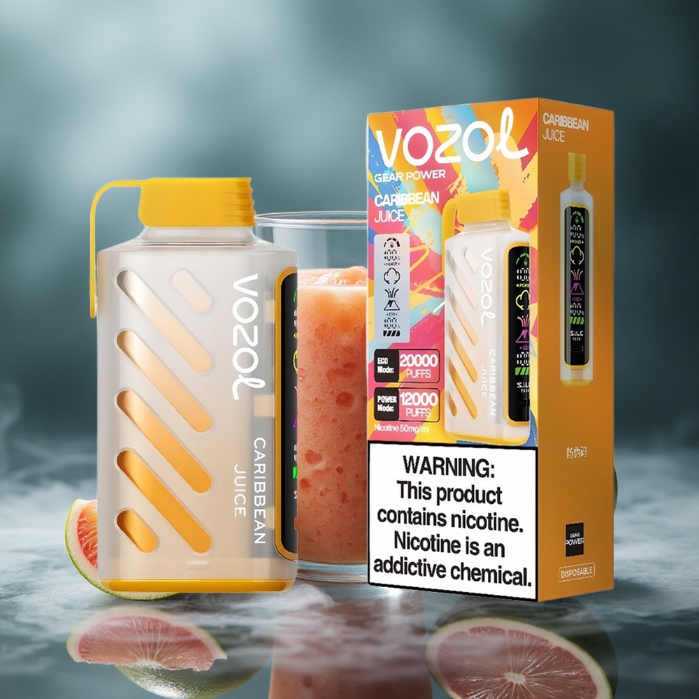 VOZOL Gear Power 20000 Puffs Једнократни Вапе Karipska Voćna Kombinacija са 20mL Unapred Napunjene Течност Капацитет