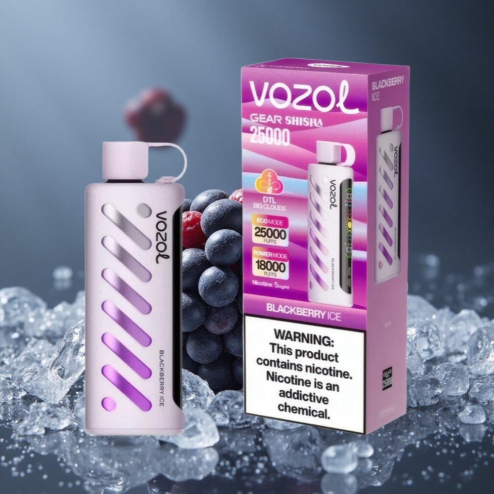 VOZOL Gear Shisha 25000 Puffs Džempera Led са 30 ukusnih aroma