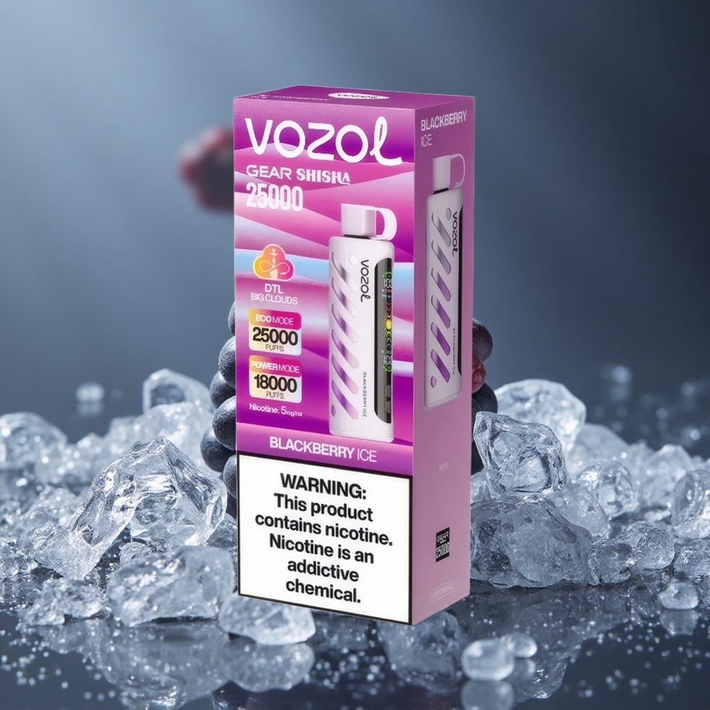 VOZOL Gear Shisha 25000 Puffs Džempera Led са 30 ukusnih aroma