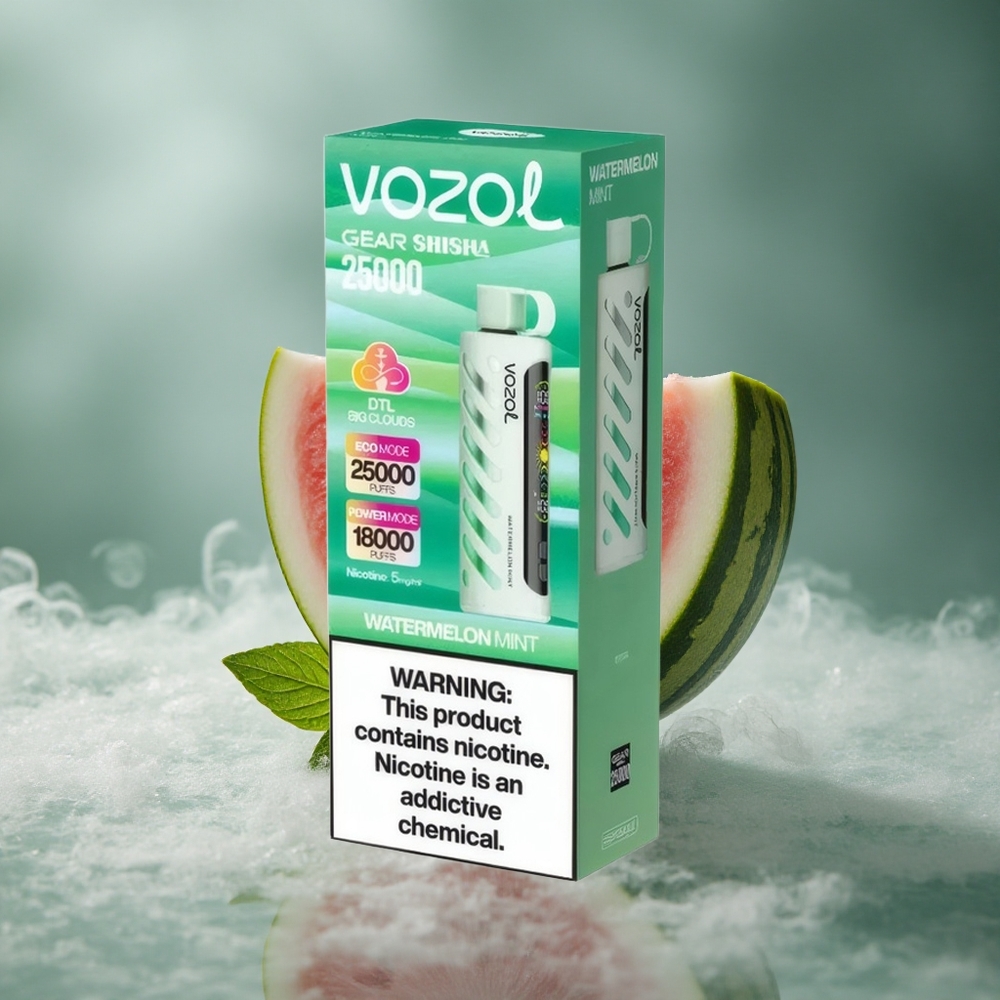 VOZOL Gear Shisha 25000 Puffs Lubenica-Menta 5mg/ml