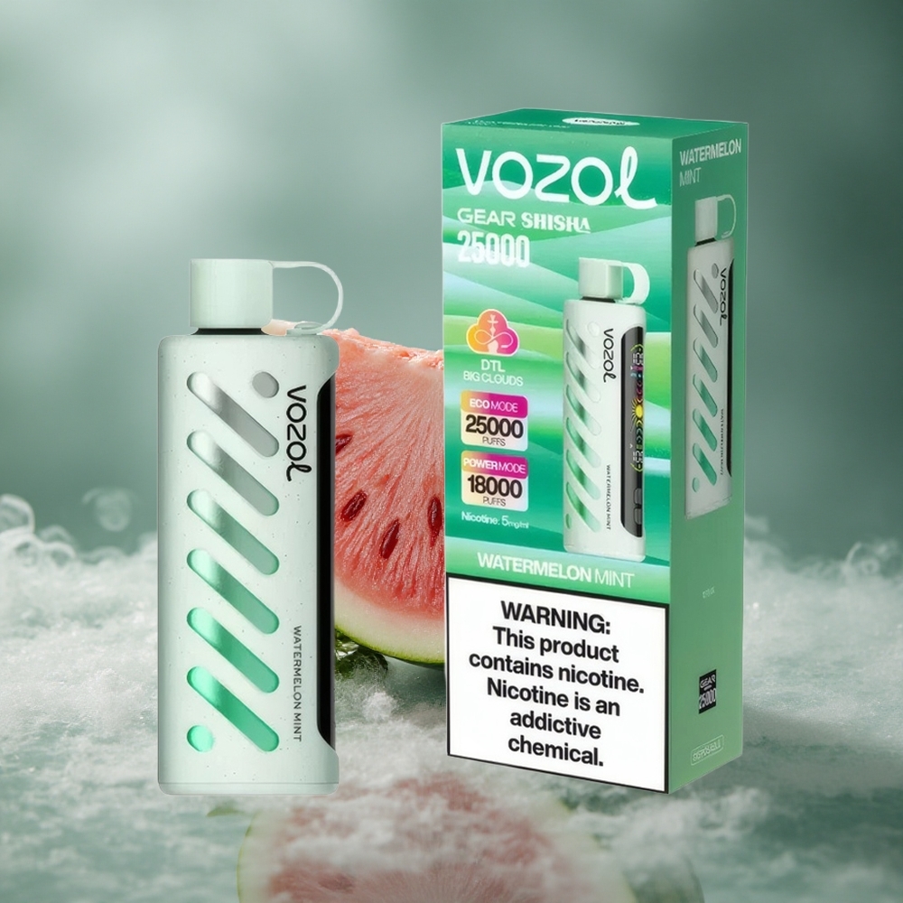 VOZOL Gear Shisha 25000 Puffs Lubenica-Menta 5mg/ml