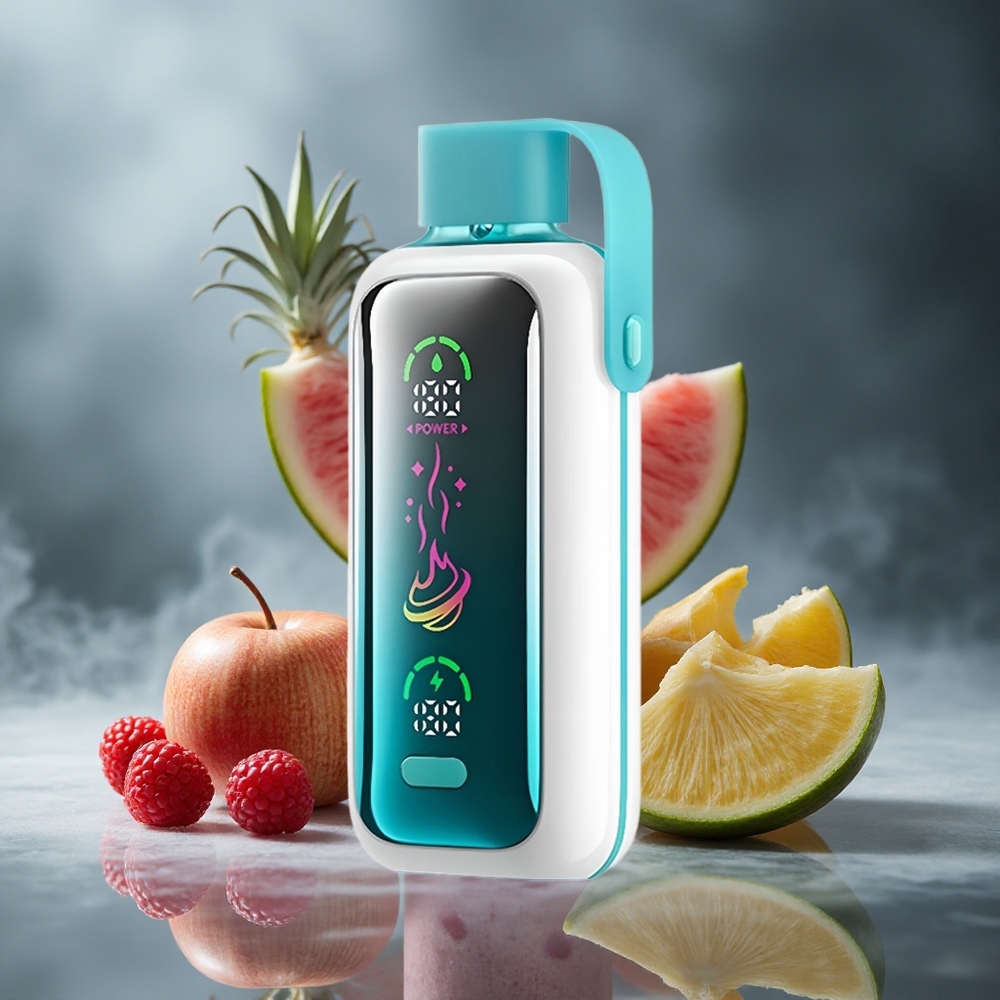 VOZOL Star 20000 Puffs Једнократни Вапе Malina Jabuka Lubenica Ananas са 2.2" HD ogledalom ekranom