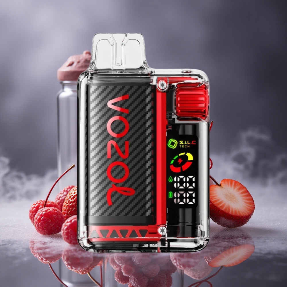 VOZOL Vista 20000 Puffs Једнократни Вапе Jagoda Malina Trešnja са OLED екран