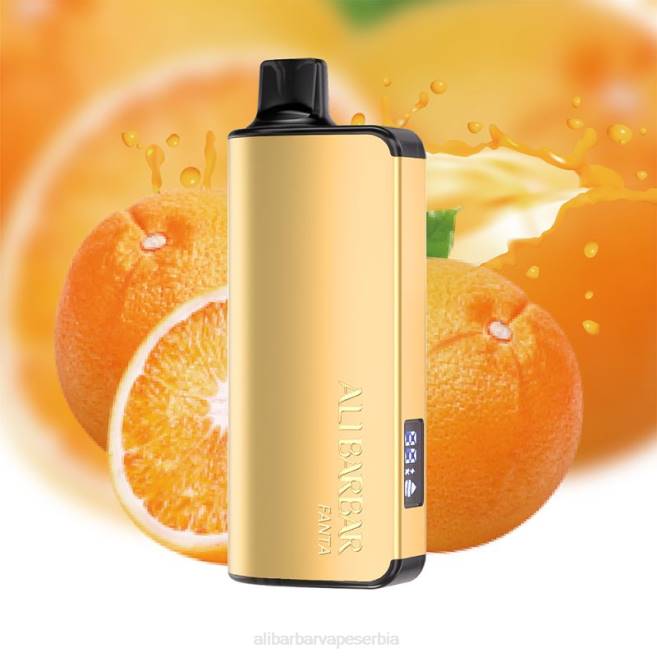 Alibarbar Vape Flavours - 2L8H33 Alibarbar Ingot 20000 вапе за једнократну употребу цалифорниа сунсет