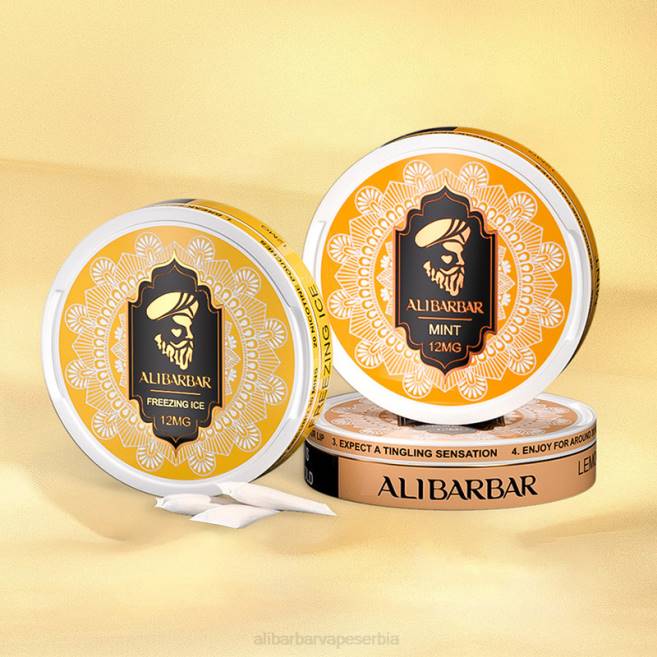 Alibarbar Vape Serbia - 2L8H82 Alibarbar никотинске кесице трешња нар
